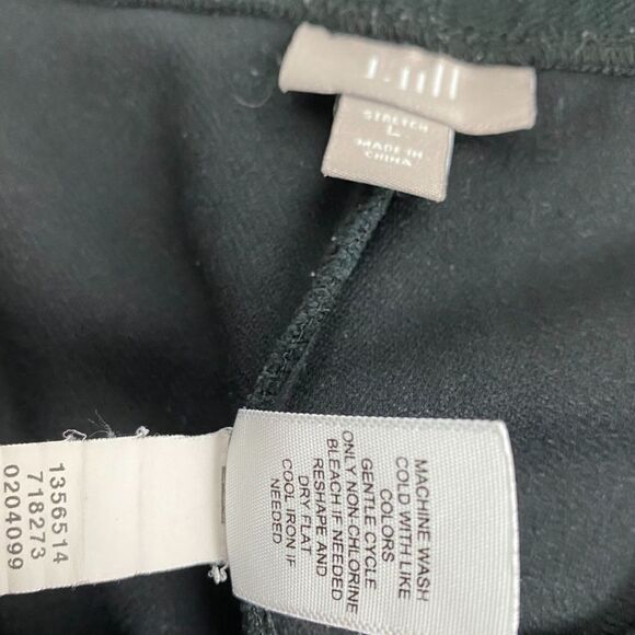 J. Jill Stretch Pull-on Textured pant size Large - Picture 4 of 4